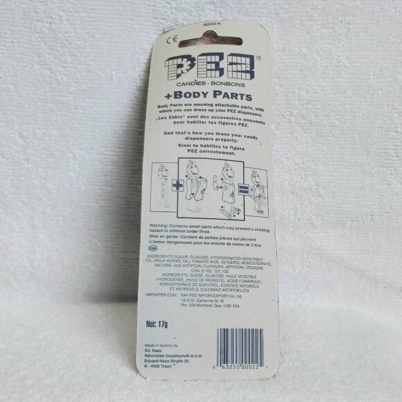3/$40 Sealed Vintage 1996 Second Set PEZ Cavalry Officer Body Parts!! - Picture 2 of 2